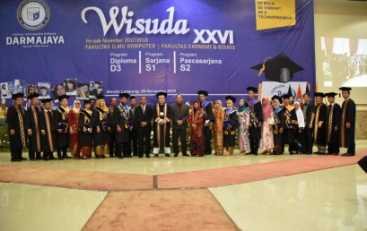 Wisuda XXVI IIB Darmajaya Lulusan 367 Wisudawan