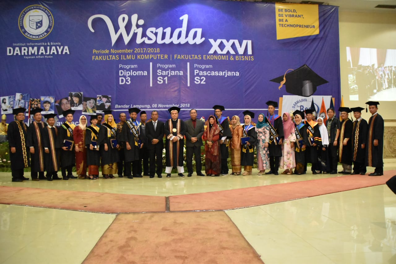 Wisuda XXVI IIB Darmajaya Lulusan 367 Wisudawan