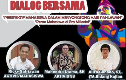 Dialog Bersama, BEM Darmajaya ‘Paksa’ Generasi Muda Ambil Posisi di Era Milenial