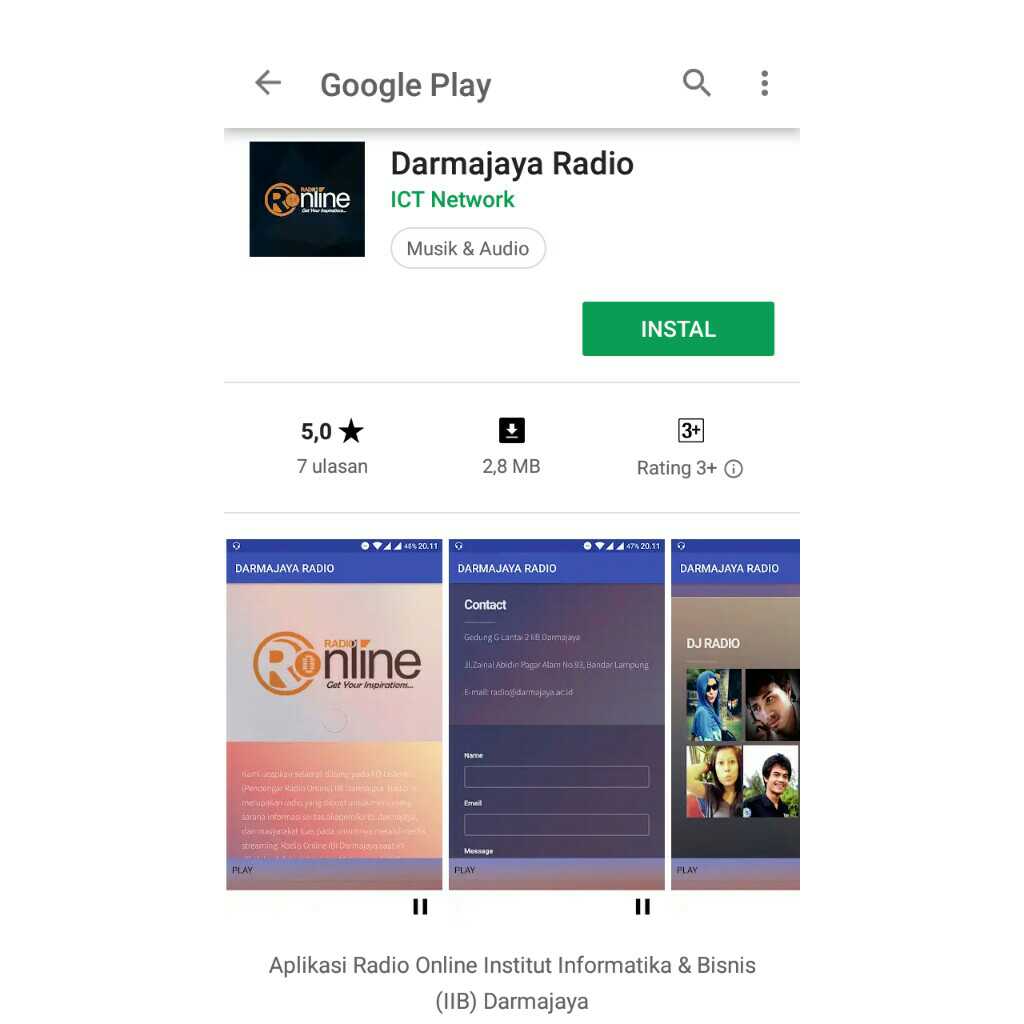 Yuk Install Darmajaya Radio Via Play Store !