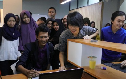 Rombongan Mahasiswa Technopreneur IIB Darmajaya Kunjungan ke Startup Game