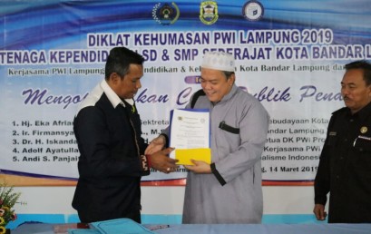 Diklat Kehumasan Pendidik, PWI-IIB Darmajaya Sepakat Tangkal Hoaks