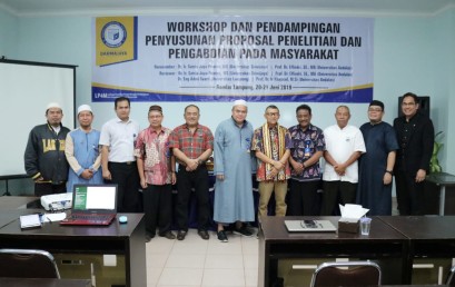 Tingkatkan Penelitian Dosen, IIB Darmajaya Gelar Workshop