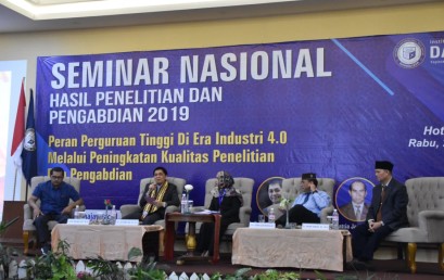 Semnas 2019, Institut Bisnis dan Informatika Darmajaya Siap Jadi Penggerak Penelitian dan Pengabdian Masyarakat