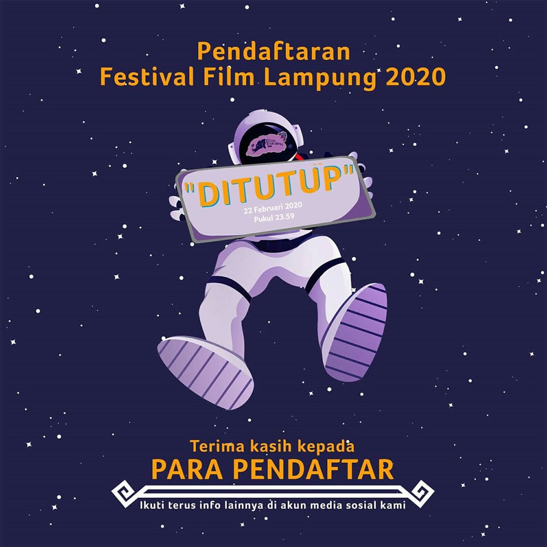 Pendaftaran FFL 2020 Ditutup, 184 Karya Film Terbaik Dinilai Juri