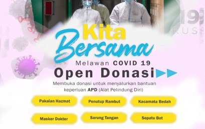 UKM As Salam Darmajaya Open Donasi Lindungi Tenaga Kesehatan Lawan Covid-19