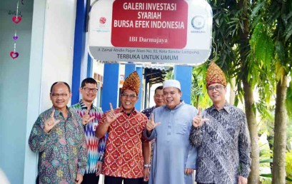 Galeri Investasi Syariah BEI-Darmajaya Diresmikan, Mahasiswa Belajar Pasar Modal