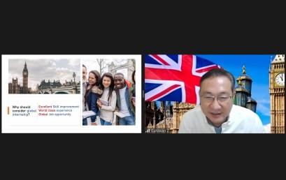 IIB Darmajaya–Royal European Internship Council Gelar Webinar Magang Global di London