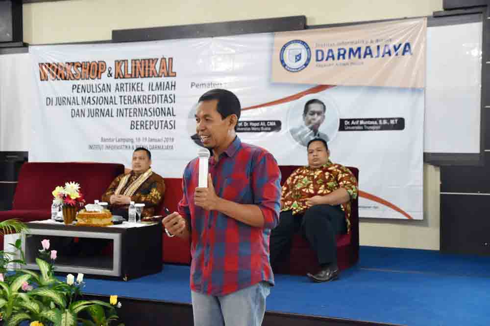 Workshop dan Klinikal Darmajaya, Kiat Tembus Jurnal Nasional dan Internasional