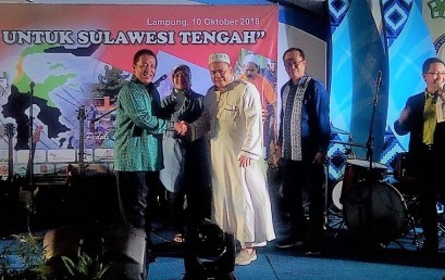 Donasi Lampung Bersatu untuk Sulawesi Tengah di Darmajaya Mencapai Rp837 Juta