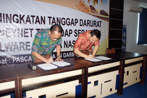 IBI Darmajaya Teken Mou Dengan Indonesia Honeynet Project