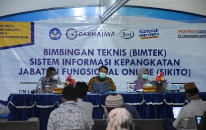 Tingkatkan Jenjang Akademik, Ratusan Dosen Darmajaya Ikuti Bimtek Sikito