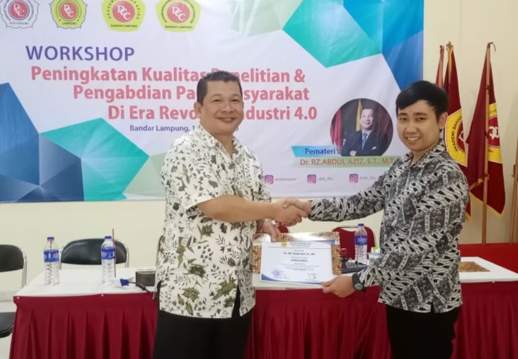 Warek I IIB Darmajaya Pembicara Workshop Penelitian di DCC Bandar Lampung