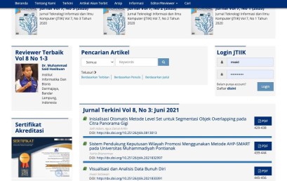 Dosen PTS Terbaik di Sumbagsel Jadi Reviewer Terbaik Jurnal Teknologi Informasi dan Ilmu Komputer UB Malang