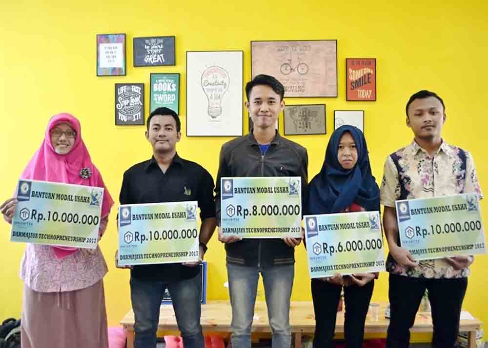 Soft Lanching Grow + Co Working Space, 5 Startup Mahasiswa Darmajaya Dapet Bantuan Modal