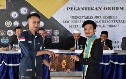 Veri Setia dan Rizky Oktara Pimpin BEM IIB Darmajaya 2018/2019