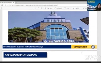 Jalani Pembekalan, Peserta KP Mandiri IIB Darmajaya Diminta untuk Tingkatkan Produktivitas Kerja di Era New Normal