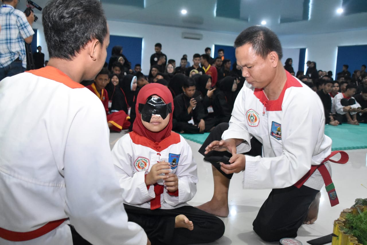 Ratusan Pesilat Berlaga dalam Kejurnas Pencak Silat IIB Darmajaya 2019