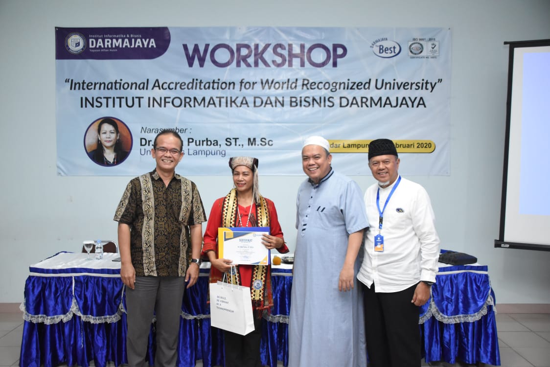 Tingkatkan Mutu, IIB Darmajaya Gelar Workshop International Accreditation