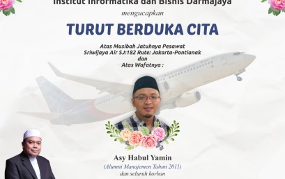 Musibah Jatuhnya Pesawat Sriwijaya Air SJ: 182, IIB Darmajaya Berduka