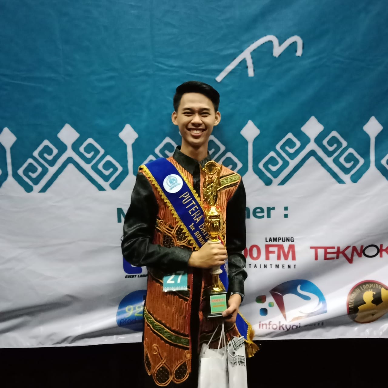 Mahasiswa IIB Darmajaya Raih Runner-Up 1 Putra Bahari Lampung 2019