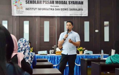 Sekolah Pasar Modal Syariah Darmajaya, Saham Itu Bukan Judi