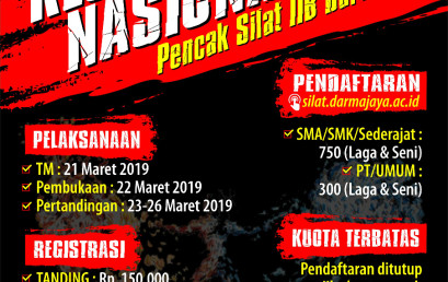 IIB Darmajaya Siap Gelar Kejurnas Pencak Silat