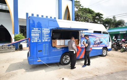 Perdana, SIM Keliling Goes to Campus Sambangi IIB Darmajaya