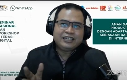 Kaprodi MM IIB Darmajaya Menjadi Pembicara Seminar Nasional dan Workshop Literasi Digital