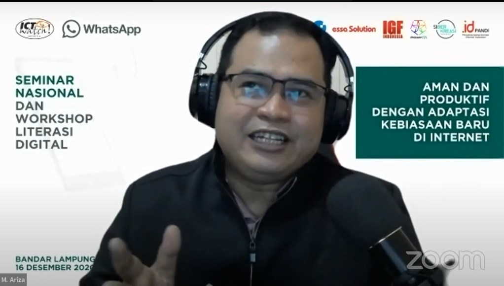 Kaprodi MM IIB Darmajaya Menjadi Pembicara Seminar Nasional dan Workshop Literasi Digital