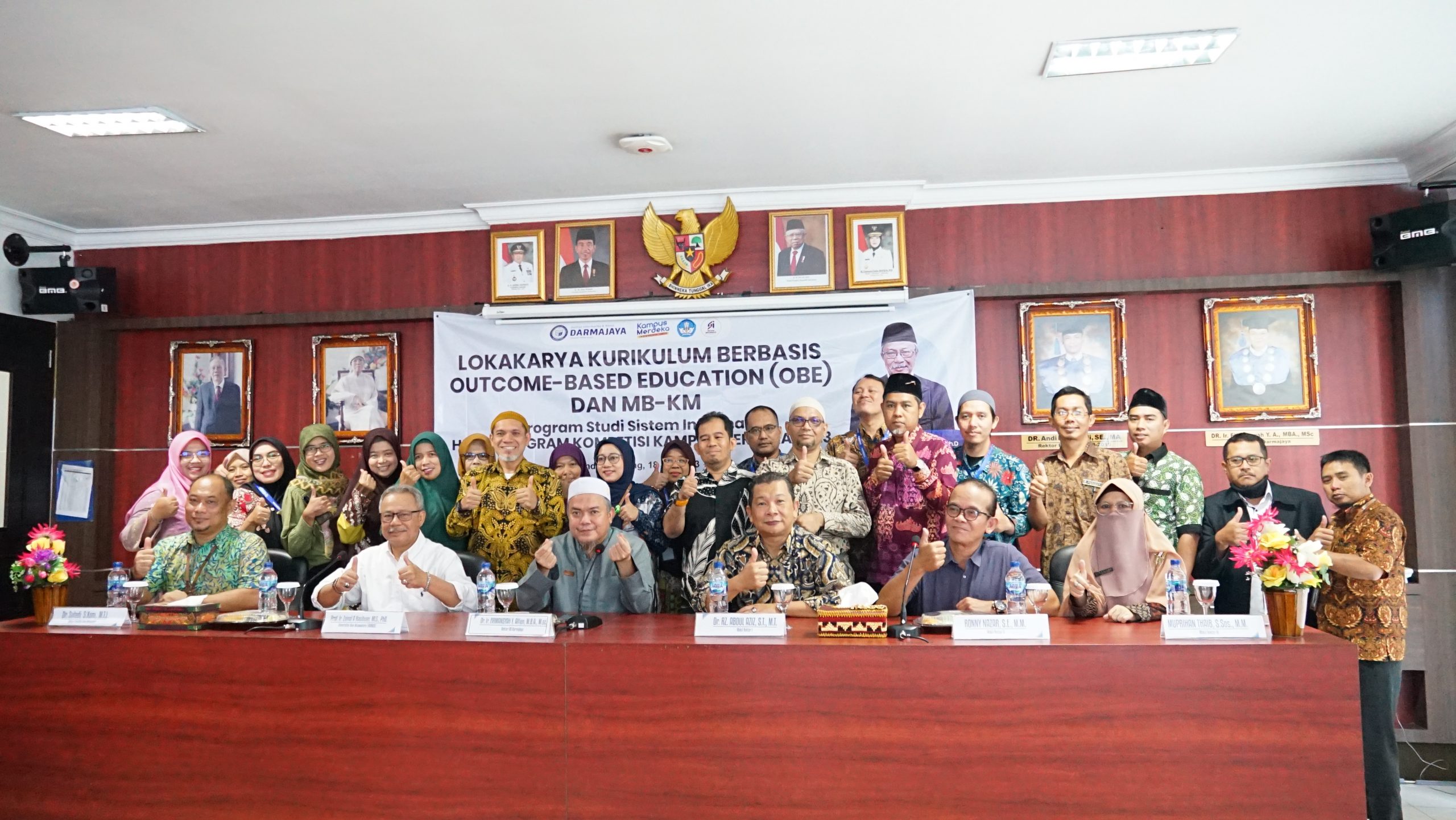 Hadirkan Prof. Ir. Zainal A Hasibuan, Prodi Sistem Informasi IIB Darmajaya Gelar Lokakarya Kurikulum Berbasis OBE dan MBKM