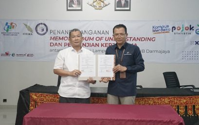 Jalin MoU dan PKS dengan BPS Provinsi Lampung, IIB Darmajaya akan Ada Pojok Statistik