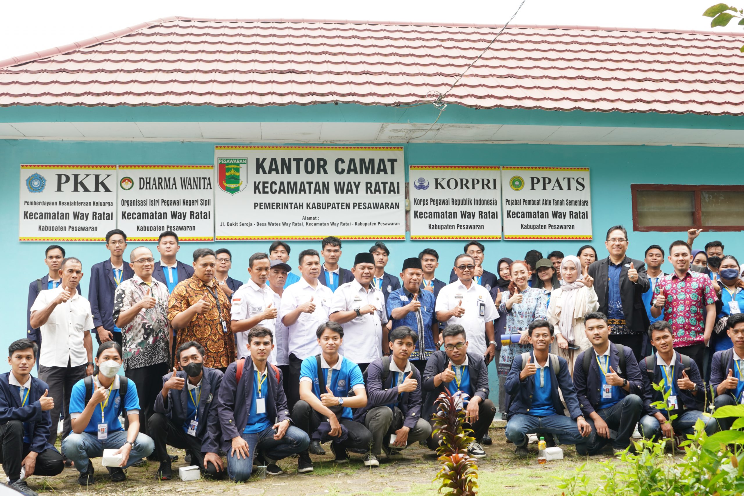 IIB Darmajaya Terjunkan 106 Mahasiswa PKPM pada 4 Kecamatan di Kabupaten Pesawaran