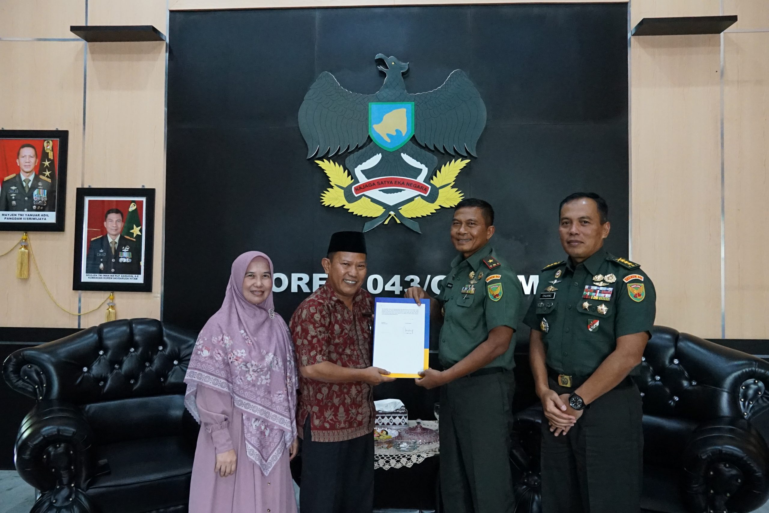 Danrem 043 Gatam Brigjen TNI Iwan Ma’ruf Zainudin Resmi Jadi Mahasiswa IIB Darmajaya