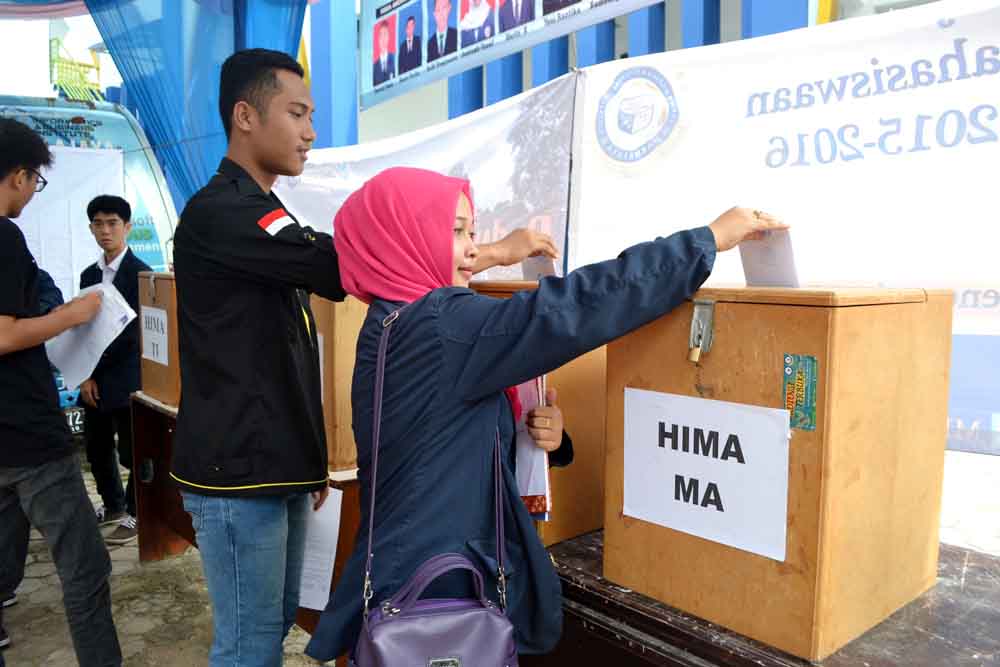 Ribuan Mahasiswa Darmajaya Gunakan Hak Suara