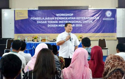 Tingkatkan Kompetensi Dosen, Darmajaya Gelar Workshop Pembelajaran