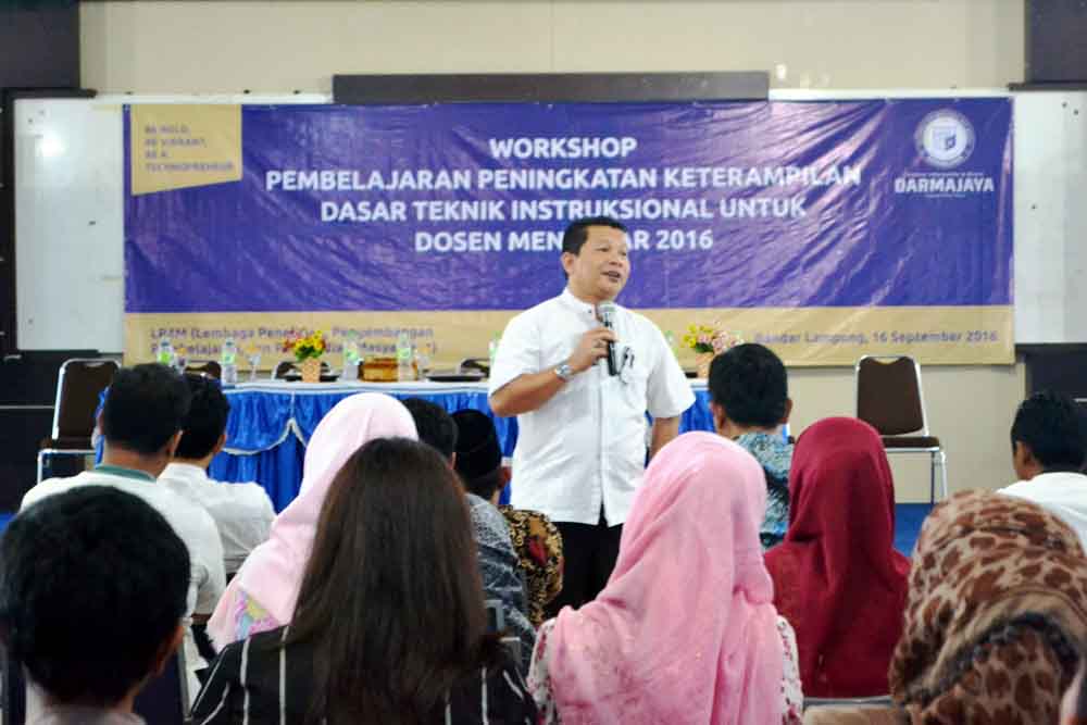 Tingkatkan Kompetensi Dosen, Darmajaya Gelar Workshop Pembelajaran