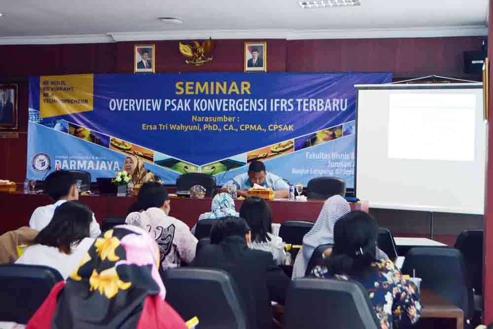 Seminar Konvergensi PSAK ke IFRS Darmajaya Hadirkan Pembicara Unpad