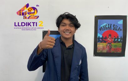 Logo HUT ke 42 LLDikti Wilayah II ini Buah Karya Mahasiswa Prodi DKV Darmajaya