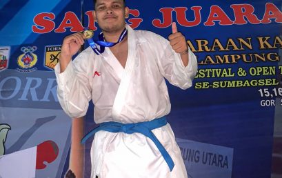 Mahasiswa Darmajaya Juara Karate Se-Sumbagsel di Lampung Utara