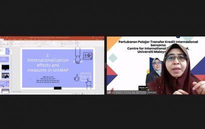 UPT International Office Gelar Webinar Sharing Studi ICT dengan UniMAP