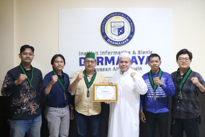 Rektor IIB Darmajaya Terima Kunjungan HMI Cabang Kota Bandarlampung