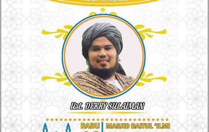 Tabligh Akbar UKM Assalam Darmajaya Hadirkan Ustadz Derry Sulaiman