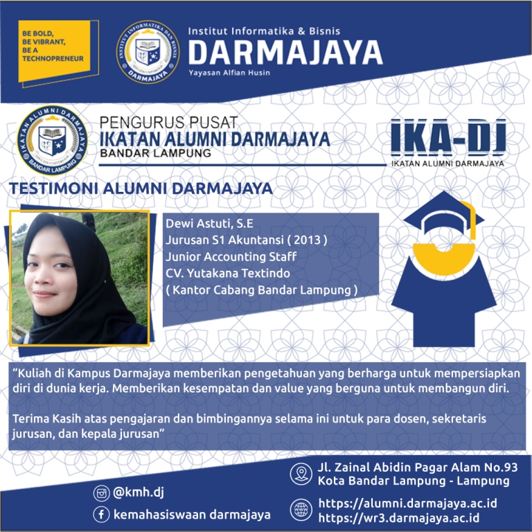 Testimoni Alumni (Dewi Astuti)