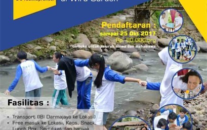 Yuk Daftar The 3rd International Outbound Darmajaya