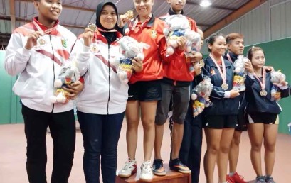 Tenis Meja Porprov Lampung, Mahasiswa Darmajaya Sabet 4 Medali