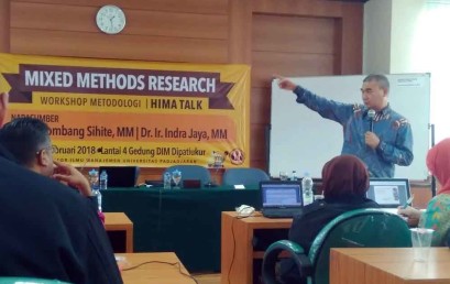 Dosen Darmajaya Sebagai Pemateri Workshop Mixed Methods Research UNPAD