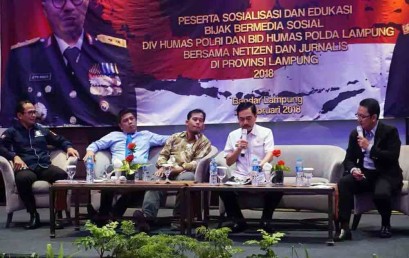 Bersama Mabes Polri-Polda Lampung, Dosen Darmajaya Ajak Netizen Berantas Informasi Hoax