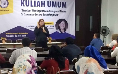 Dosen Fhilipina Isi Kuliah Umum di IIB Darmajaya