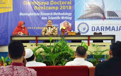 Darmajaya Doctoral Bootcamp, Prof. Zulkarnain Berbagi Kiat Kelola PTS